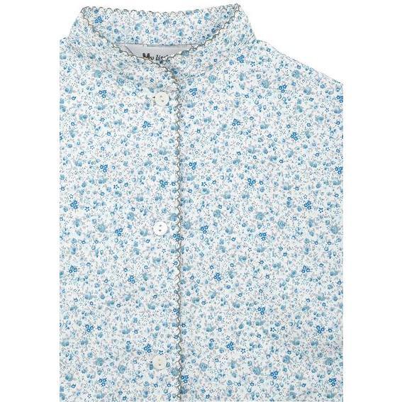 Liberty Pajamas, Blue Floral - Pajamas - 4