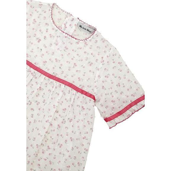 Cherry Pajamas, Cream - Pajamas - 3