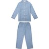 Blossom Pyjamas, Grey Blue - Pajamas - 1 - thumbnail