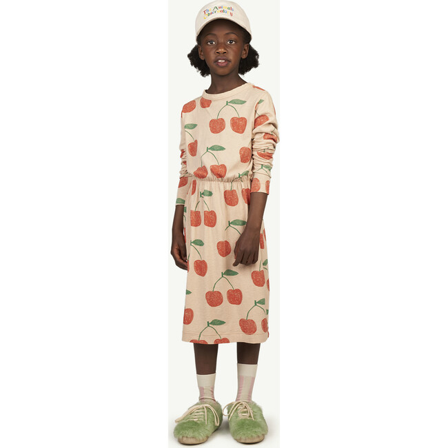 Crab Dress, Soft Pink Cherries - Dresses - 4