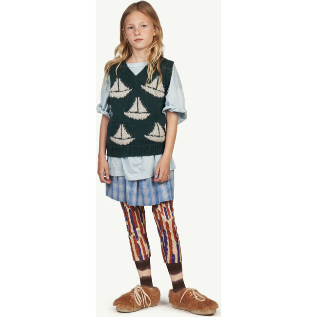 Rooster Oversize T-Shirt, Soft Blue Apollo - T-Shirts - 3