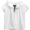 Coco Top, Retro White - Blouses - 1 - thumbnail