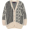 Racoon Cardigan, Black - Cardigans - 1 - thumbnail