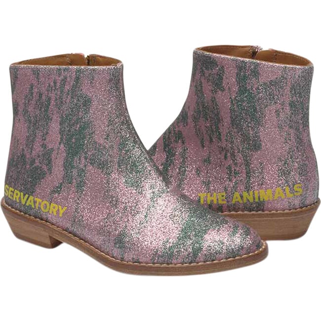 Coyote Boots, Pink Glitter - Boots - 1