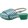 Clogs, Blue Logo - Sandals - 1 - thumbnail