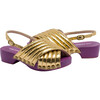 Clogs, Gold Logo - Sandals - 3