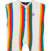 Goose Baby Jumpsuit, White Rainbow - Rompers - 1 - thumbnail