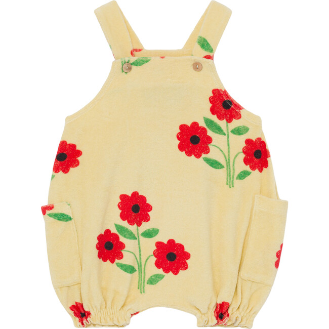 Boar Baby Dungaree, Yellow Flowers - Overalls - 1