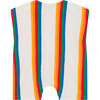 Goose Baby Jumpsuit, White Rainbow - Rompers - 2