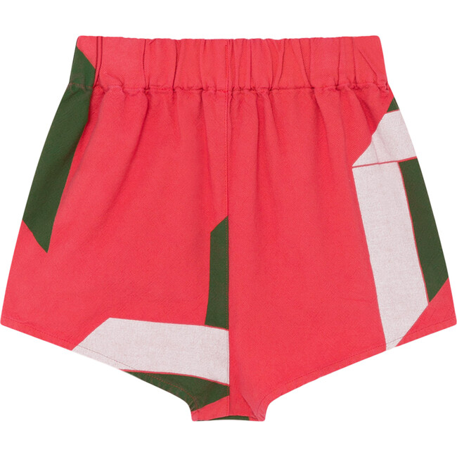 Clam Shorts, Red Geometric - Shorts - 2