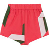 Clam Shorts, Red Geometric - Shorts - 2