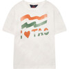 Rooster T-Shirt, White Flag - T-Shirts - 1 - thumbnail