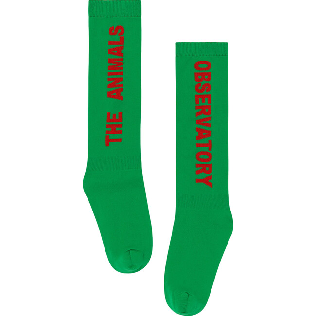 Worm Socks, Green - Socks - 1