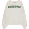 Bear Sweatshirt, White Observer - Sweatshirts - 1 - thumbnail