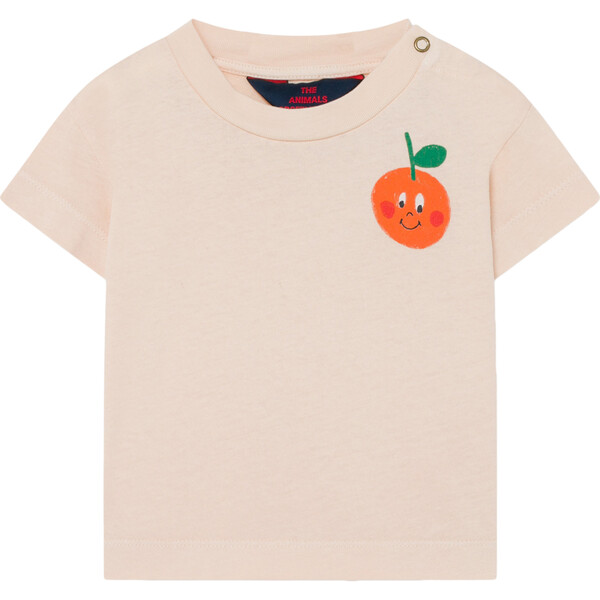 Rooster Baby T-Shirt, Rose Orange - The Animals Observatory Baby ...