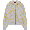 Seahorse Sweatshirt, Grey Les Animaux - Sweatshirts - 1 - thumbnail