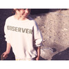 Bear Sweatshirt, White Observer - Sweatshirts - 3