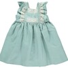 Snowdrop Dress, Green - Dresses - 1 - thumbnail