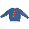 Bowie Jumper, Blue - Sweaters - 1 - thumbnail