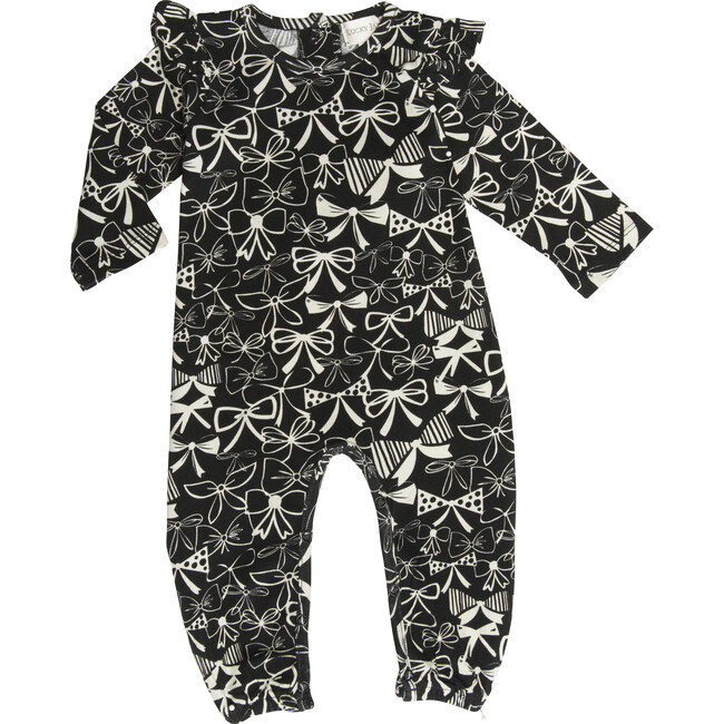 Bows Ruffle Romper - Rompers - 1