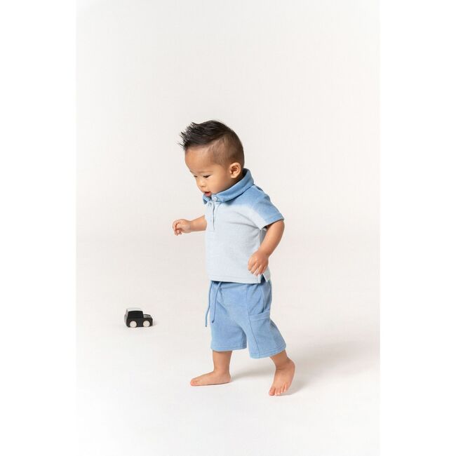 Baby Polo Shirt, Blue Ombre - Polo Shirts - 3