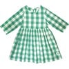Winnie Dress, Forest Green Buffalo Check - Dresses - 1 - thumbnail
