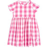 Sunday Dress, Bubblegum Gingham - Dresses - 1 - thumbnail