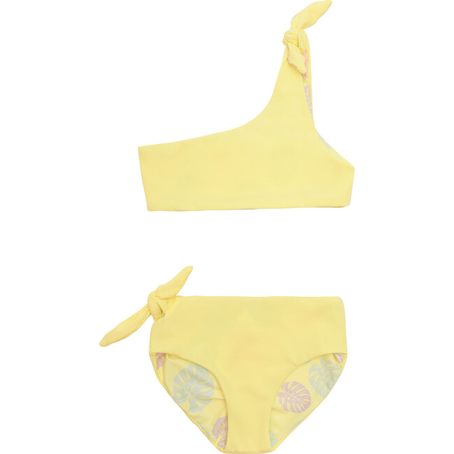 Isla Reversible Two Piece, Lemon Squeeze + Sunny Monstera - Two Pieces - 1
