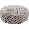 Fields Woolable Pouffe, Natural - Decorative Pillows - 1 - thumbnail