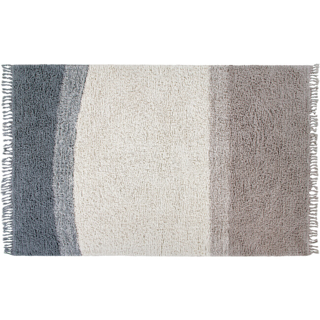 Into the Blue Woolable Rug, Smoke Blue Multi