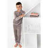 Velour Set, Grey - Loungewear - 2