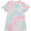 Tie Dye Dress, Pink & Blue - Dresses - 1 - thumbnail