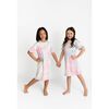 Tie Dye Dress, Pink & Blue - Dresses - 4