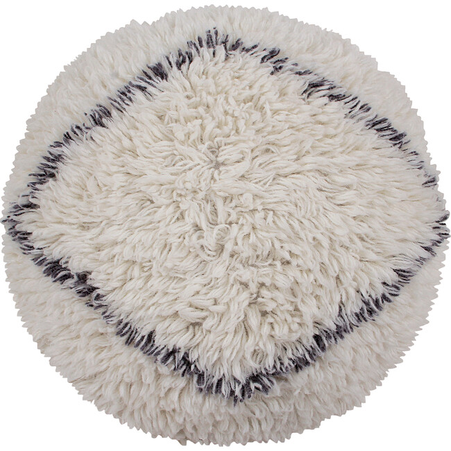 Berber Soul Woolable Pouffe, Natural - Decorative Pillows - 7