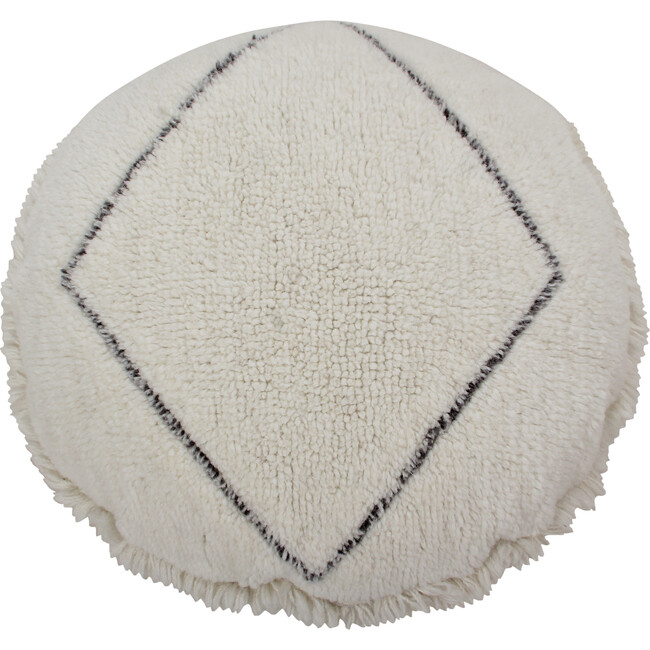 Berber Soul Woolable Pouffe, Natural - Decorative Pillows - 8