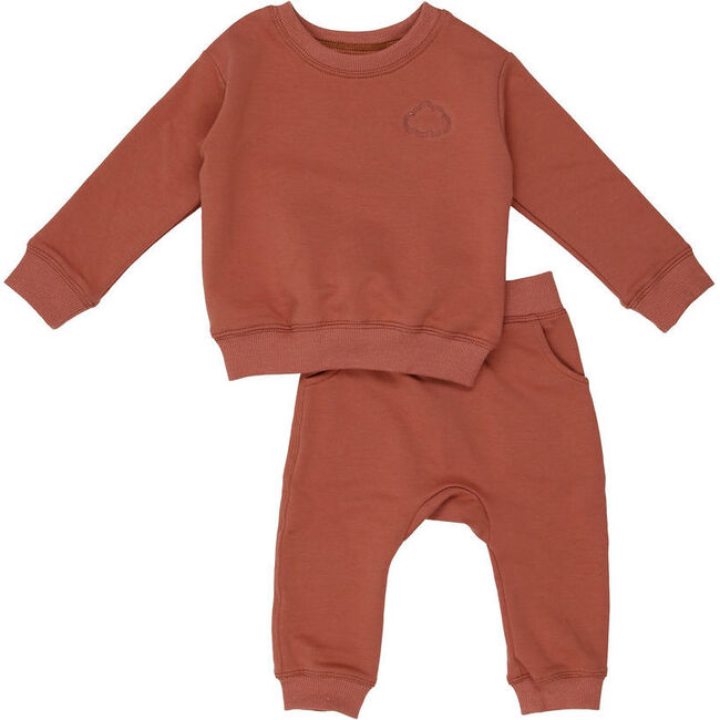 Mini cloud Sweatsuit, Clay - Loungewear - 1