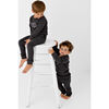 Graffiti Sweatsuit, Ash - Loungewear - 2