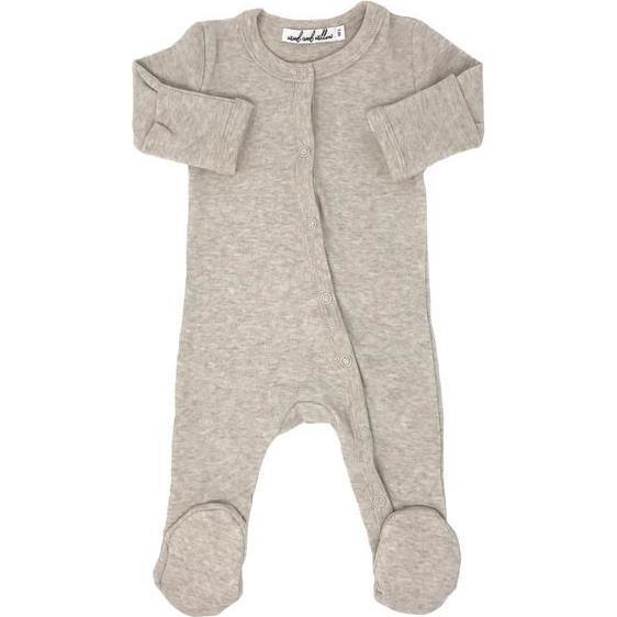Footie Baby Rib, Sand - Footie Pajamas - 1