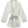 Women's Bella Robe, Pale Grey - Robes - 1 - thumbnail