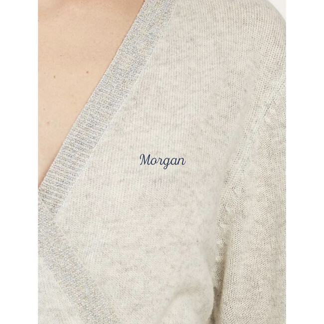 Women's Bella Robe, Pale Grey - Robes - 4
