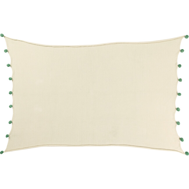 Bubbly Baby Blanket, Natural/Green - Blankets - 1