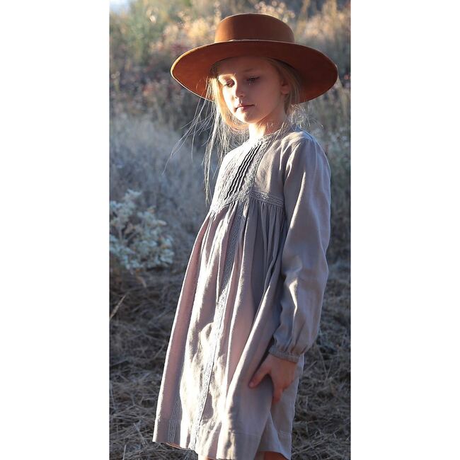 Cate Boho Dress, Harbor Gray - Dresses - 3