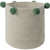 Bubbly Basket, Natural/Green - Storage - 1 - thumbnail