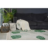 Bubbly Baby Blanket, Natural/Green - Blankets - 6