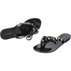 Harmonic Studs Flip Flop, Black Gold - Slip Ons - 4