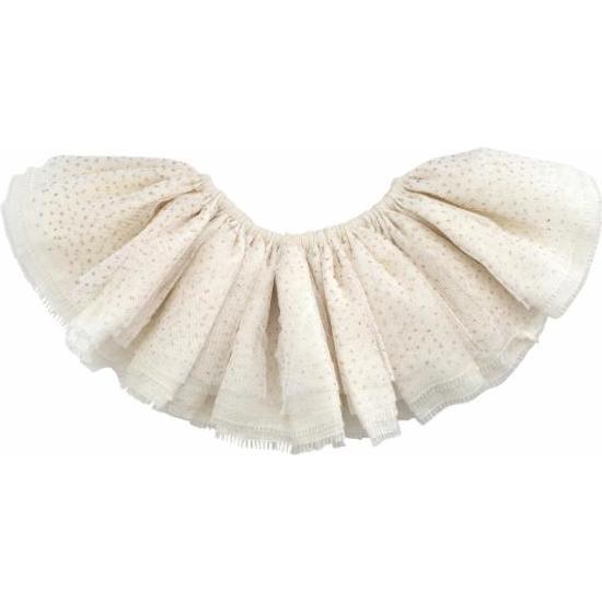 Glinda Fairy Tutu Skirt, Ivory and Gold - Skirts - 1