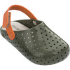 Baby Furadinha Babouche, Green Orange - Sandals - 1 - thumbnail