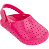Baby Furadinha Babouche, Bright Pink - Sandals - 1 - thumbnail
