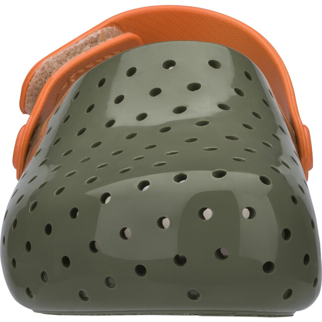 Baby Furadinha Babouche, Green Orange - Sandals - 4