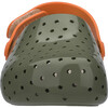 Baby Furadinha Babouche, Green Orange - Sandals - 4